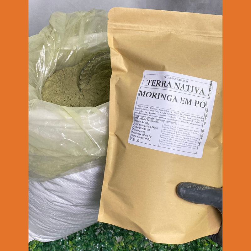 Moringa 100% Pura - Qualidade Premium