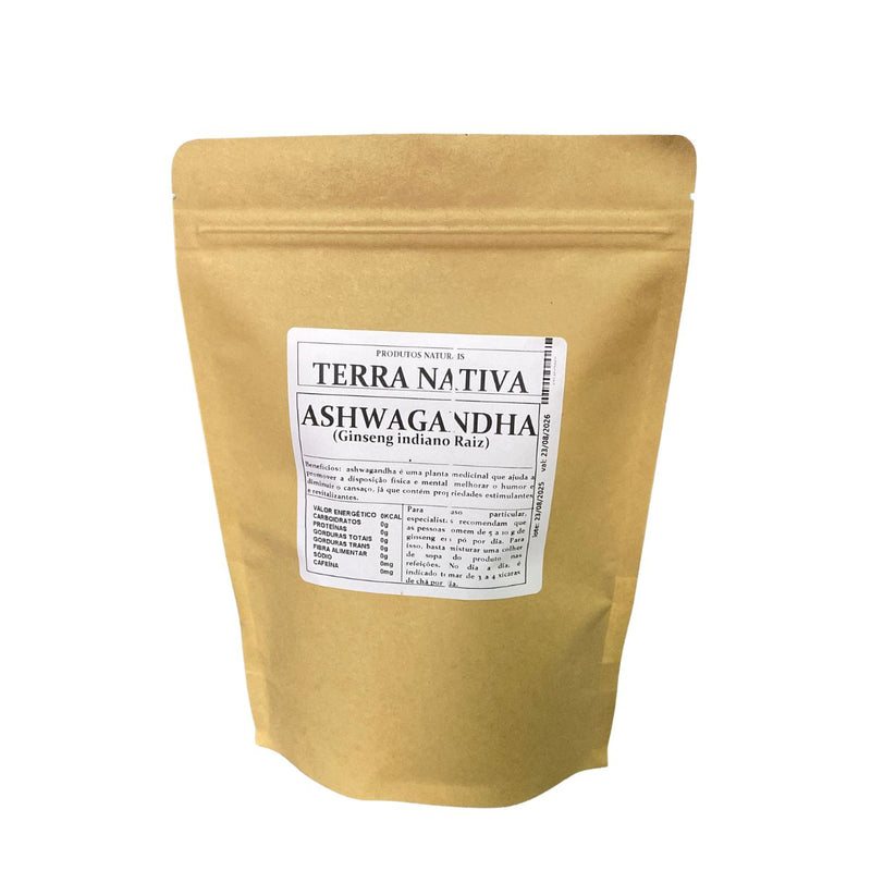 Ashwagandha - 100% Puro (Ginseng Indiano Raiz)