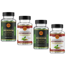 Kit Moringa + Ashwagandha em Cápsulas 100% Puras Qualidade Premium