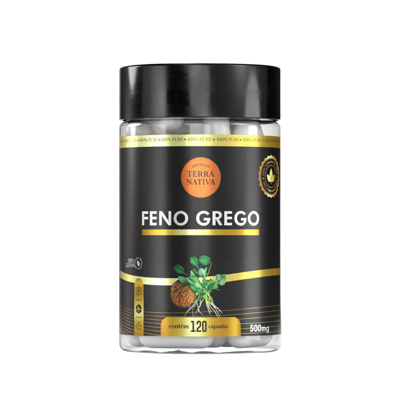 Feno Grego Cápsulas 100% Pura - Empório Terra Nativa