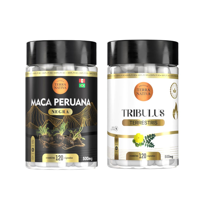 Kit Maca Negra Importada + Tribulus Terrestris · Empório Terra Nativa