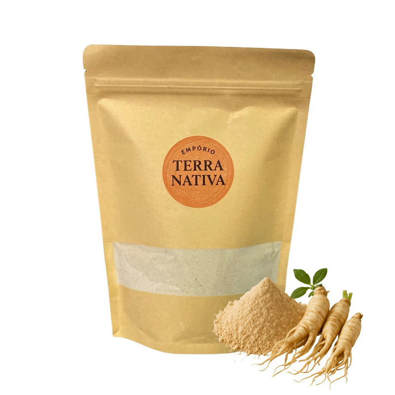 Ginseng Panax em pó - 100% Puro Qualidade Premium