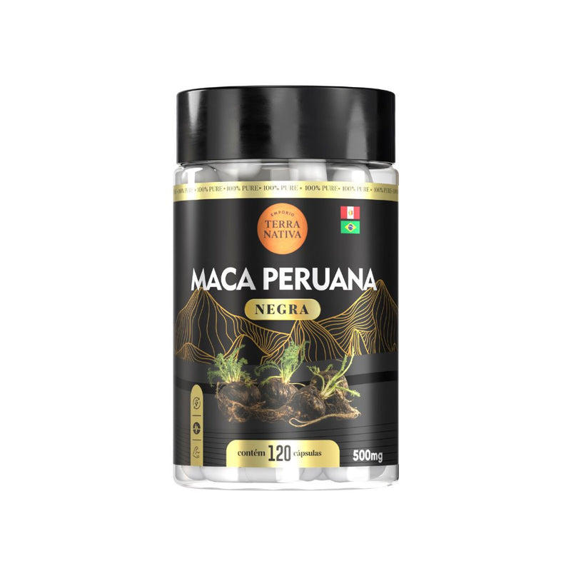 Maca Peruana Negra Cápsulas 100% Pura