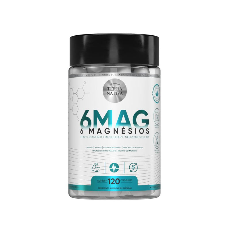 6 Magnésios 100% Puro - Qualidade Premium