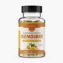 Gengibre em Cápsulas 100% Pura - Qualidade Premium