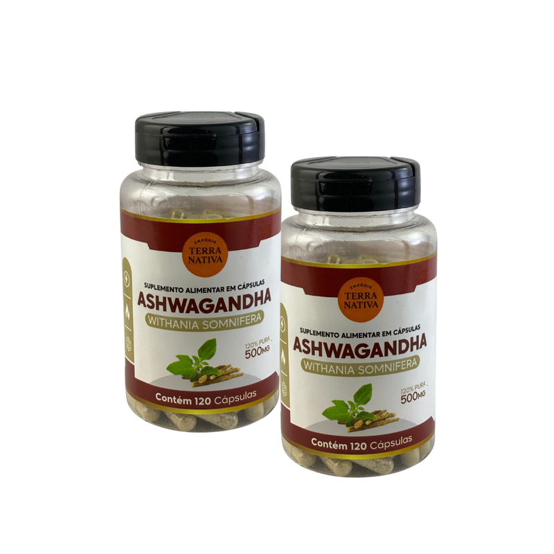 Ashwagandha - 100% Puro (Ginseng Indiano Raiz)