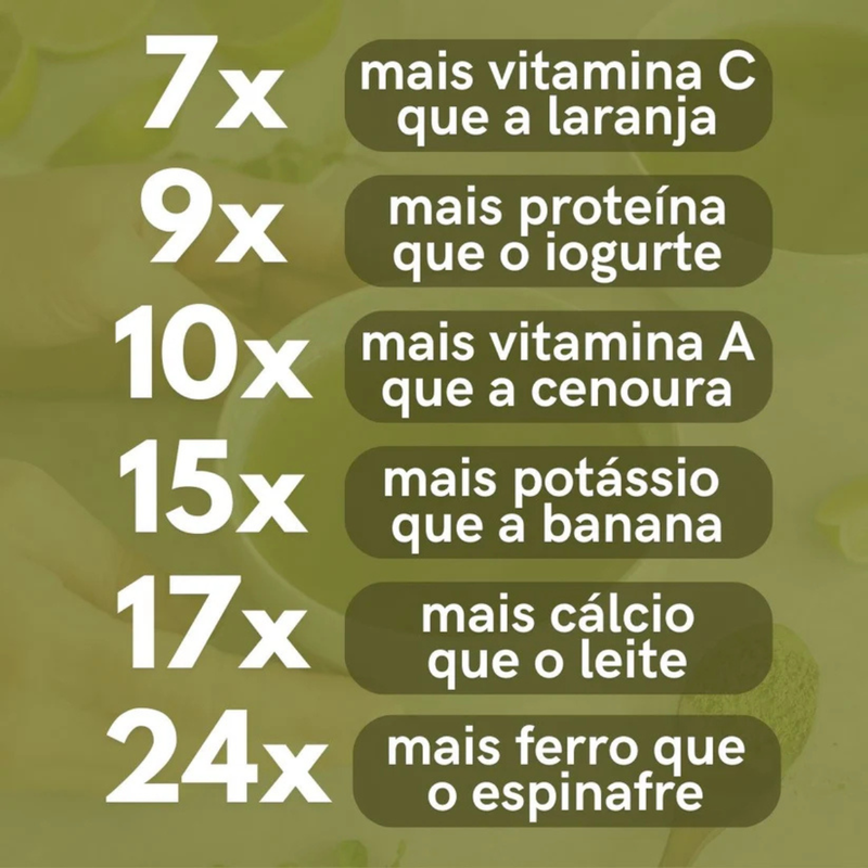 Moringa 100% Pura - Qualidade Premium